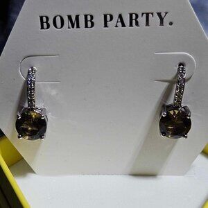 3889 - Smokey Quartz Studs